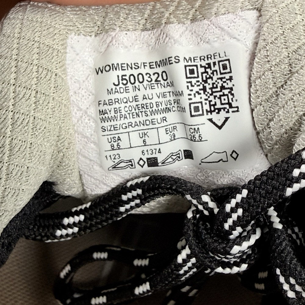 Merrell Moab Speed Beige Purple Outdoor Trail Hiking Shoe J500320 Women's Sz 8.5 - Picture 7 of 11